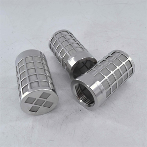 عناصر ترشيح شبكية معدنية مثقبة من الفولاذ المقاوم للصدأ 304 و316 و316L، خرطوشة مياه جديدة بكفاءة 98% - Product Image 4