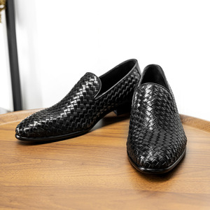 <span class=keywords><strong>Mocassins</strong></span> de smoking vintage nobles pour hommes, en cuir véritable, décontractés, respirants, chaussures de conduite, pantoufles tendance - Product Image 4