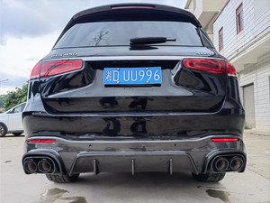 Nuevo Kit de Carrocería para <span class=keywords><strong>Mercedes</strong></span>-<span class=keywords><strong>Benz</strong></span> <span class=keywords><strong>GLS</strong></span> 63 AMG 2011-2019, Mejora Babos con Fibra de Carbono, Difusor Delantero, Alerón, Guardabarros - Product Image 4