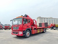 Nouveau stock fabricant DONGFENG D9 8T grue montée sur camion 12T grue à flèche pliante camion dépanneuse avec manipulateur de grue 8T