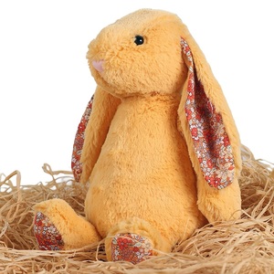 Venta al por mayor lindo conejo de Pascua peluches logotipo bordado personalizado orejas largas conejito de <span class=keywords><strong>peluche</strong></span> regalo de Pascua juguetes de <span class=keywords><strong>peluche</strong></span> - Product Image 5