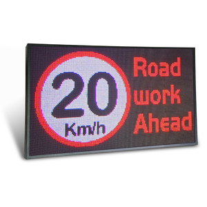 Écran extérieur étanche P10, panneau d'affichage de messages routiers VMS avec signalisation programmable de limite de vitesse pour travaux routiers - Product Image 1