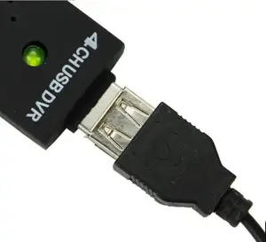 Caja de vídeo DVR USB, 4 canales, tarjeta de captura para cámara CCTV, fácil de usar