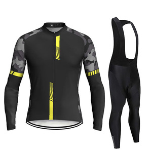 Completo da Ciclismo Unisex a Maniche Lunghe, Maglia Antivento e Traspirante per MTB e Bici da Strada, Personalizzazione Logo e Acquisti all'Ingrosso Disponibili - Product Image 2