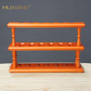 Muxiang Wooden <b>Pipe</b> <b>Stand</b> 12 Position Solid Wood Display Rack For <b>Pipe</b> Storage Organizer - Product Image 3
