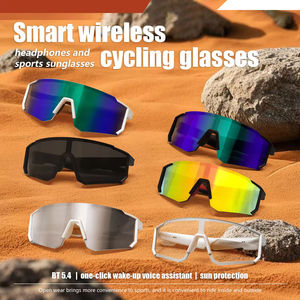 2026 SANVNET QY-Pro1 Cycling Sunglasses Polarized Music BT Call Smart Eyewear Outdoor Sports <b>Wireless</b> Wearable AI Assistant Life - Product Image 1