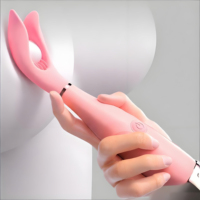 Vibrateur mammaire et godemiché, rechargeable USB, forte vibration, étanche, 10 vitesses, silencieux, jouet sexuel pour stimulation féminine