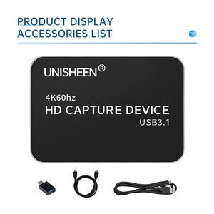 Uc2500h USB3.0 vòng lặp HDMI Zoom OBS dòng trò chơi phát trực tiếp phát sóng trực tiếp 4K60 video chụp thẻ hộp Grabber - Product Image 3