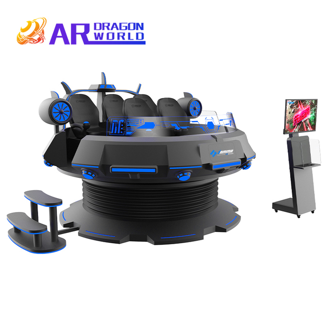 Vr Ufo Chair Simulator VR Roller Coaster Super 360 Vr Amusement Park Rotating Game Equipment