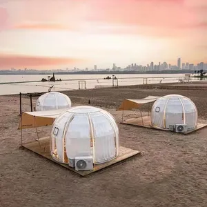 FEAMONT最新定制最佳360度透明花园房儿童野营帐篷冰屋帐篷批发