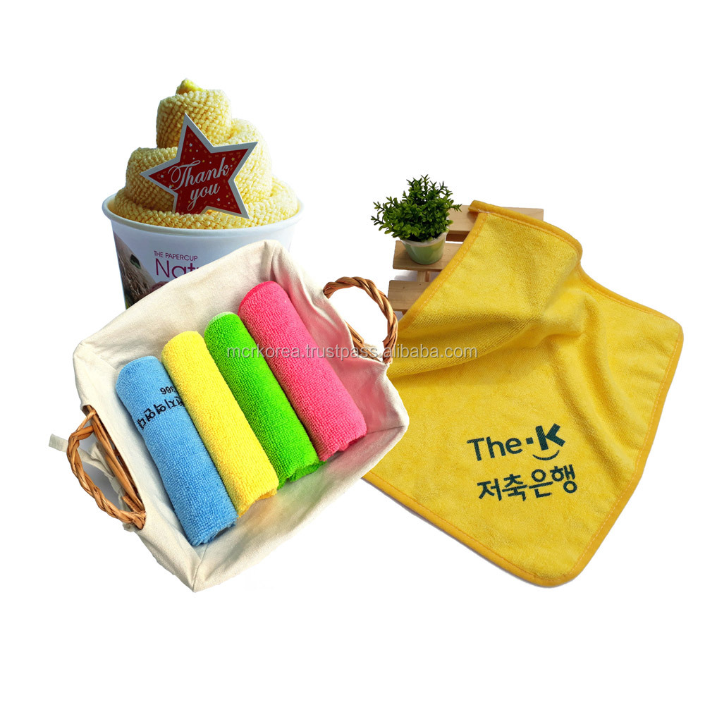 Корейское полотенце из микрофибры, трикотажное полотенце, корейская ткань для уборки дома и автомобиля, 220 г/м2, MCR с мягкими краями