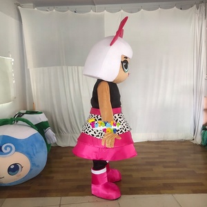 ชุดมาสคอตตัวการ์ตูนสีสันสดใสสำหรับผู้หญิงชุดมาสคอตงานปาร์ตี้สำหรับผู้ใหญ่ - Product Image 2