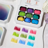 Nouveau Gel UV Designer pour Nail Art, Effet Macaron Dégradé et Couleurs Tachetées, Longue Durée, pour Salon, Lampe LED, Soak-Off, Logo Personnalisé, Peinture d'Ongles 3000