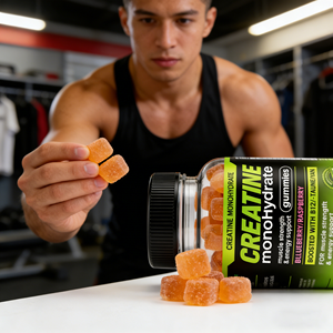 Gomitas de Monohidrato de Creatina de Marca Privada para Hombres y Mujeres Adultos, Suplemento para el Rendimiento en Entrenamientos de Fuerza, Energía Muscular, Antioxidante - Product Image 4