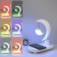 Set Hadiah Al-Quran Digital MP3 Pemutar & Penceramah dengan Aplikasi & Remote Control SQ-510 Lampu LED Digital Bentuk Bulan & Speaker Al-Quran