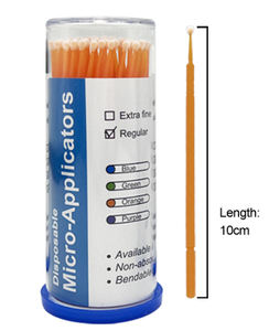 Applicateurs de <span class=keywords><strong>micro</strong></span> brosse à cylindre régulier ultra fin dentaire jetable - Product Image 2