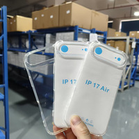 Coque transparente antichoc en TPU à bords droits de 1,5 mm, directement de l'usine, pour iPhone 17, 16, 15, Samsung S25, Xiaomi – Tous modèles
