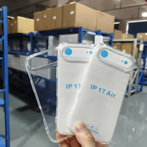 เคสใส TPU ขอบตรง หนา 1.5 มม. จากโรงงานโดยตรง สำหรับ iPhone 17 16 15 Samsung S25 Xiaomi เคสกันกระแทกใส <span class=keywords><strong>ทุก</strong></span><span class=keywords><strong>รุ่น</strong></span> - Product Image 4