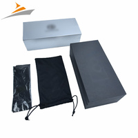 Boîte d'emballage pour lunettes de luxe recyclables OEM ODM, boîte d'emballage pour lunettes de soleil noires avec logo