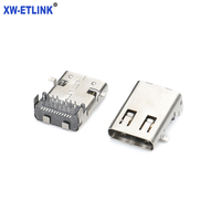 XW-ETLINK XW-USB Serie 2 USB2.03.1 Micro 5 pines Tipo B Terminales Hembra 1.0A 30V DC Puerto de Carga Personalizable
