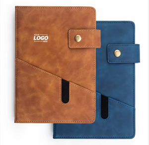 Carnet en cuir PU avec logo personnalisé, carnet de notes, cadeau promotionnel pour <span class=keywords><strong>le</strong></span> bureau - Product Image 1
