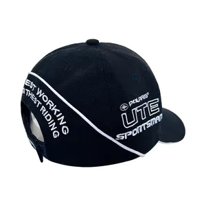 Logo de conception personnalisée en usine Casquette de baseball brodée 3d Casquette de baseball sport unie Gorras