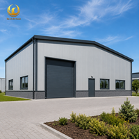 Entrepôt préfabriqué en acier, atelier de machinerie, équipement de stockage, hangar commercial, bâtiment industriel, garage