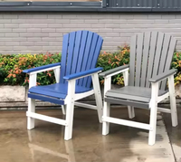 Chaise d'extérieur moderne, portable, écologique, imperméable, robuste, de qualité commerciale, en HDPE, résistante aux chocs, pour l'école, le parc