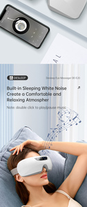 Masseur oculaire pliable double, <span class=keywords><strong>5</strong></span> modes, cuir protéiné, airbag chauffant, Bluetooth, bruit blanc, <span class=keywords><strong>pour</strong></span> voyage - Product Image 5