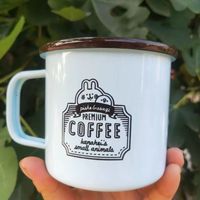 Mug à sublimation émaillé à bas prix avec isolation thermique, sans BPA, boîte cadeau incluse - Capacité 300-350 ml pour l'exportation en Europe et aux États-Unis