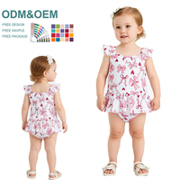 Fabricants de maillots de bain une pièce de haute qualité pour enfants et filles, avec nœud imprimé, adorable maillot de bain pour jeunes filles