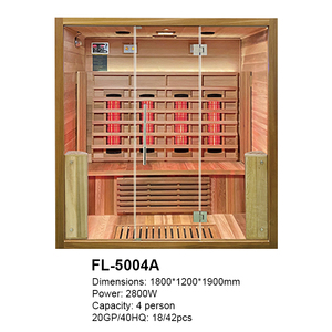 Sauna casera para <span class=keywords><strong>2</strong></span> personas infrarroja de luz roja de calor seco interior - Product Image 6
