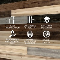 Fournisseur de panneaux muraux en bois mélangé foncé, fabricant de revêtements muraux intérieurs, panneaux décoratifs