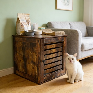 Wholesale Indoor Hidden <strong>Cat</strong> <strong>Litter</strong> Box Enclosure Furniture Side Table <strong>Cats</strong> Cage <strong>Cabinet</strong> - Product Image 6