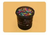 Marqueur acrylique double-tête double-couleur double-face le plus vendu, 72 couleurs, avec capacités de superposition
