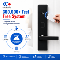 Cerradura de Puerta de Hotel RFID de Acero Inoxidable a Prueba de Fuego de 13.56MHz |   Para uso en apartamentos |   Certificado CE |   32 Años de Experiencia en Fábrica