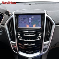 Autoradio Android Navihua 8'' style OEM avec GPS, lecteur DVD et boîte de rangement électronique pour Cadillac ATS ATSL CTS SRX XTS 13-18