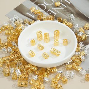 MODASER Pcs Gold Hair Jewelry For <b>Braids</b> Styles Gold And Silver Hair <b>Accessories</b> Cuff For <b>Braids</b> And Dreadlocks Adjustable Metal - Product Image 5