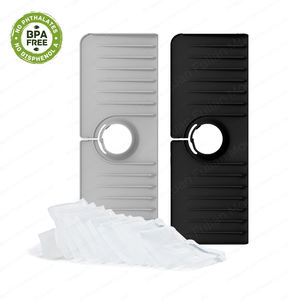 Tapis anti-gouttes en silicone G5 pour robinet de cuisine, protège-éclaboussures en silicone pour évier - Product Image 3