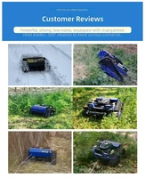 Tondeuse électrique à charge automatique haute performance avec contrôle par application de navigation et transmission intégrale pour propriétés et jardins