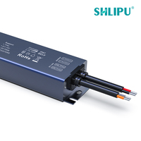 Alimentation IP67 DC12V 24V en aluminium, dimmable Triac 0-10V, étanche, haute puissance PF>0.95 pour éclairage LED en bande