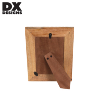 Bingkai Foto MDF DX Designs 4x6 5x7 8x10 Inch dengan Slot Tangan, Warna Coklat Rustic, Bingkai Gambar Kayu, Dapat Diletakkan di Meja, Dapat Dipasang di Dinding, Dekorasi Rumah & Pernikahan