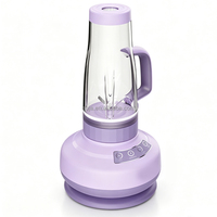 Blender personnel portable 500W pour smoothies et milkshakes, 4 lames en acier inoxydable, blender de table compact, broyage de glace, sans BPA