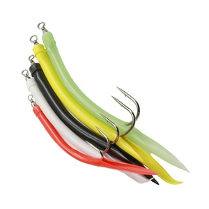 Appât souple d'anguille de qualité supérieure leurre réaliste évier lent ver artificiel pour la pêche à la traîne basse morue doré pêche en eau douce en eau salée - Product Image 1