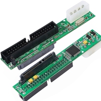Adaptador Convertidor de Disco SATA a IDE PATA 40 Pines para Placa Base, Puente PCBA SATA a IDE 3.5 para Disco Duro de 3.5" DVD Serial