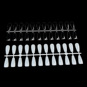 Ongles artificiels en forme de T, transparents, naturels, pour la pratique du gel, nuancier de couleurs pour manucure, outil de présentation pour salon - Product Image 5