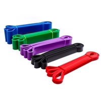 Bandas de ejercicio de resistencia de látex Bandas DE ASISTENCIA DE dominadas para hombres y mujeres Gimnasia Gimnasio Entrenamiento Bandas de entrenamiento
