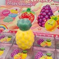 Ensemble de jouets squishy aux fruits croustillants, tendance virale, squishies en caoutchouc à thème fruité, jouet créatif anti-stress à presser pour enfants et adultes