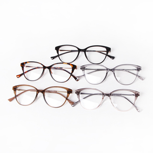 <span class=keywords><strong>Lunettes</strong></span> anti-lumière bleue œil de chat tendance ADE WU PSTY86110M pour femme, monture noire, branches métalliques, verres bloquant la lumière bleue, vente en gros - Product Image 6