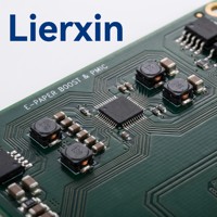 Lierxin LEX-EREADER ENIG E-Ink E-Paper Reader Kontrol PCB 6-Layer HDI FR-4 1oz Tembaga EPD WiFi BLE USB-C Lampu Depan Sentuh 6-10